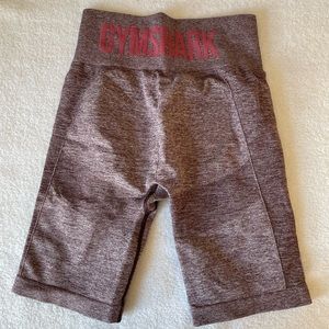 Dark Purple Marl GYMSHARK Flex Biker Shorts Size Small